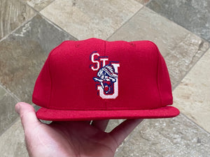 Vintage St. John’s Redmen Storm DeLong Snapback College Hat