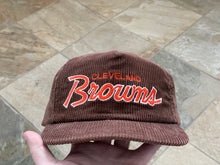 Load image into Gallery viewer, Vintage Cleveland Browns Sports Specialties Corduroy Script Football Hat