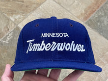 Load image into Gallery viewer, Vintage Minnesota Timberwolves Sports Specialties Script Snapback Basketball Hat