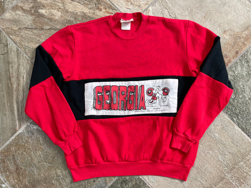 Vintage Georgia Bulldogs Nutmeg College Sweatshirt, Size Large