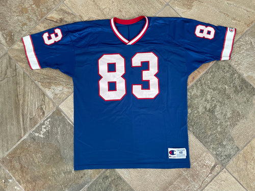 Vintage Buffalo Bills Andre Reed Champion Football Jersey, Size 48, XL