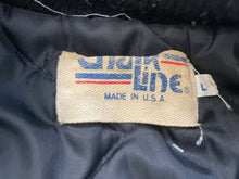 Load image into Gallery viewer, Vintage Los Angeles Raiders ChalkLine Football Jacket, Size Large
