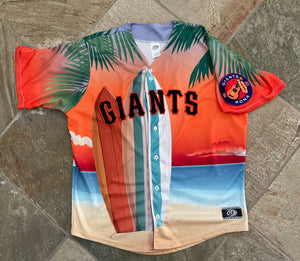 San Francisco Giants Kona Hawaiian Baseball Jersey, Size XL