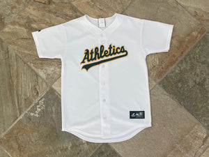 Vintage Oakland Athletics Majestic Baseball Jersey, Size Youth Large, 12-14