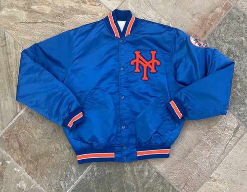 Vintage New York Mets Starter Satin Baseball Jacket, Size Large