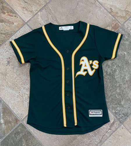 Oakland Athletics Majestic Baseball Jersey, Youth Medium, 10-12