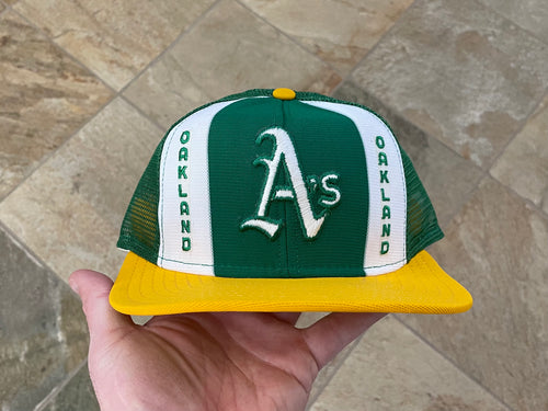 Vintage Oakland Athletics AJD Lucky Stripes Snapback Baseball Hat