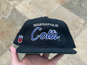 Vintage Indianapolis Colts Sports Specialties Script Snapback Football Hat