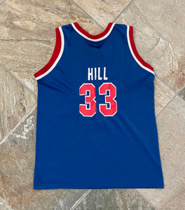 Vintage Detroit Pistons Grant Hill Champion Basketball Jersey, Size Youth XL, 18-20
