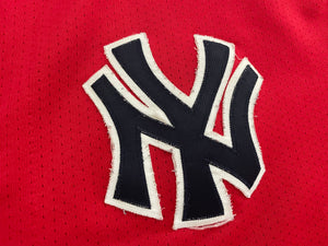 Vintage New York Yankees Majestic Red Baseball Jersey, Size XL