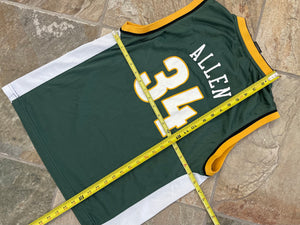 Vintage Seattle Supersonics Ray Allen Adidas Basketball Jersey, Size Youth Large, 14-16