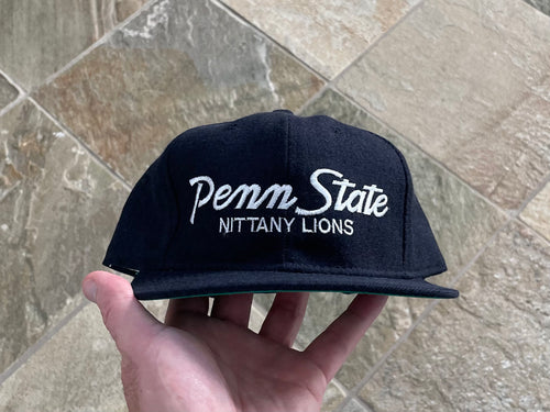 Vintage Penn State Nittany Lions Sports Specialties Script Snapback College Hat