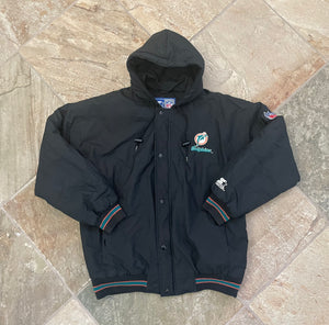 Vintage Miami Dolphins Starter Parka Football Jacket, Size Medium