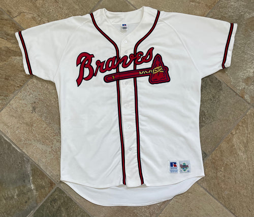 Vintage Atlanta Braves Terry Pendleton Russell Baseball Jersey, Size 48, XL