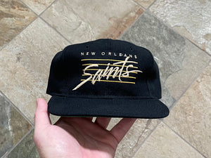 Vintage New Orleans Saints Drew Pearson Bar Snapback Football Hat
