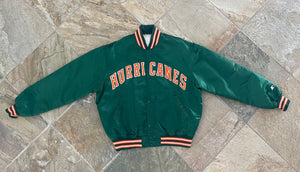 Vintage Miami Hurricanes Starter Satin College Jacket, Size XL