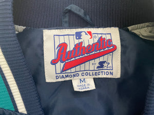 Vintage Seattle Mariners Starter Satin Baseball Jacket, Size Medium