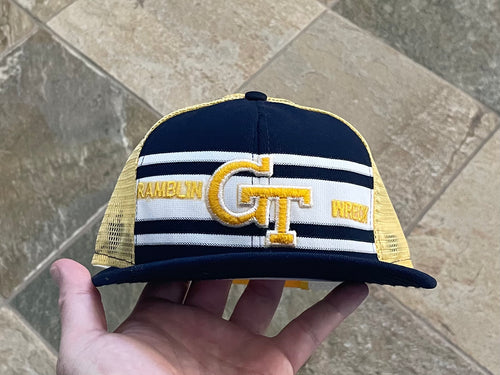 Vintage Georgia Tech Ramblin Wreck AJD Snapback College Hat