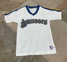 Load image into Gallery viewer, Vintage Seattle Mariners Sand Knit Baseball Jersey, Size Youth Small, 6-8