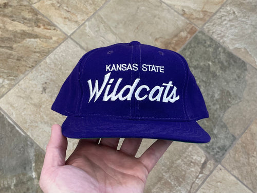 Vintage Kansas State Wildcats Sports Specialties Script Snapback College Hat