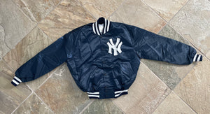Vintage New York Yankees Satin DeLong Baseball Jacket, Size XL