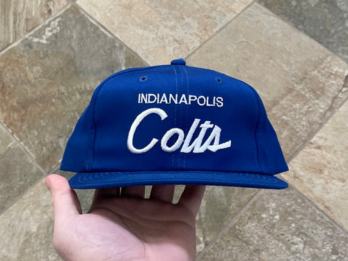 Vintage Indianapolis Colts Sports Specialties Script Snapback Football Hat