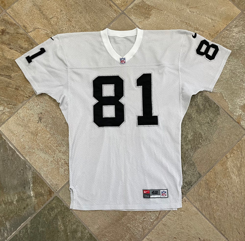 Vintage Oakland Raiders Tim Brown Nike Pro Model Football Jersey, Size 42, Large