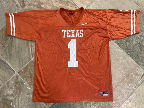 Vintage Texas Longhorns Nike College Football Jersey, Size XXL