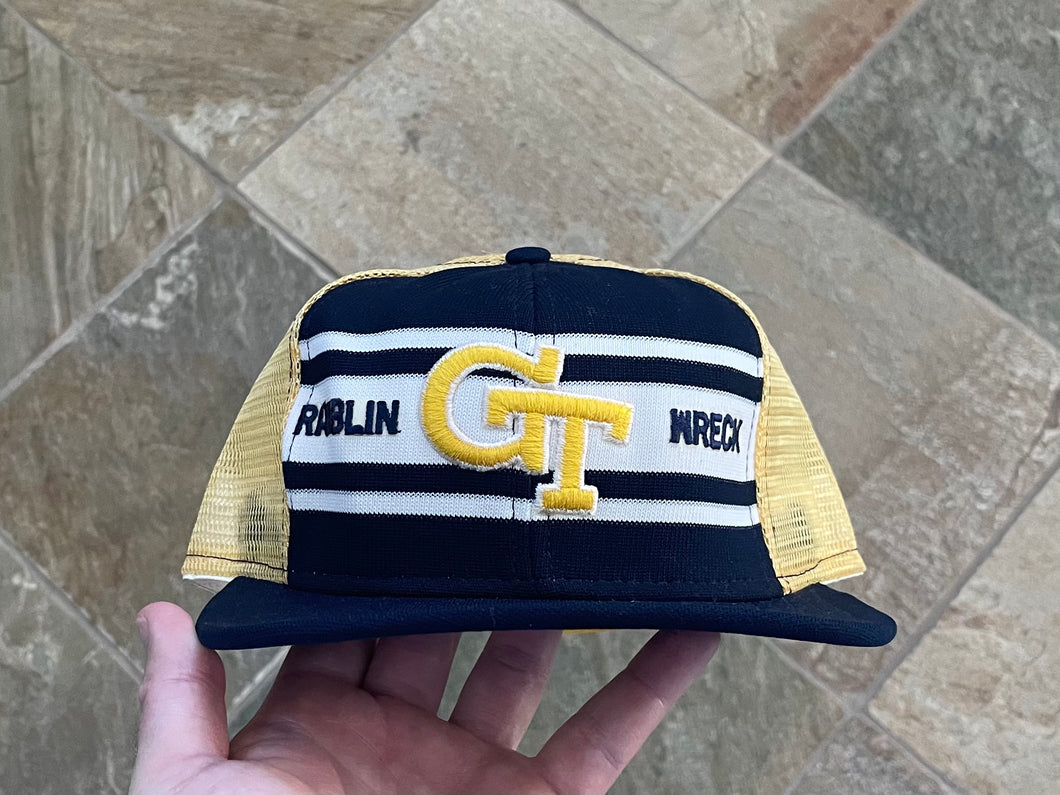 Vintage Georgia Tech Ramblin Wreck AJD Snapback College Hat