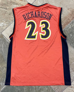 Vintage Golden State Warriors Jason Richardson Reebok Basketball Jersey, Size Large