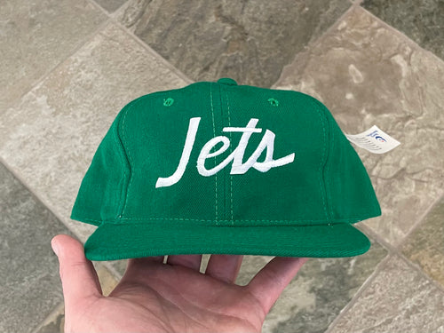 Vintage New York Jets Sports Specialties Script Snapback Football Hat