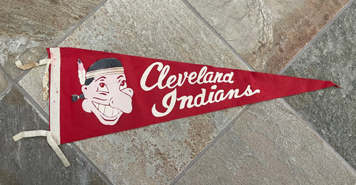 Vintage Cleveland Indians Felt Baseball Pennant – The Rugged Society