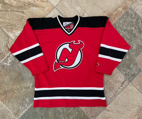 Vintage New Jersey Devils Pro Player Hockey Jersey, Size Large