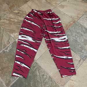 Vintage Alabama Crimson Tide Zubaz Football College Pants, Size Small
