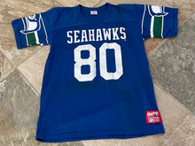 Load image into Gallery viewer, Vintage Seattle Seahawks Steve Largent Rawlings Jersey Football TShirt, Size Large