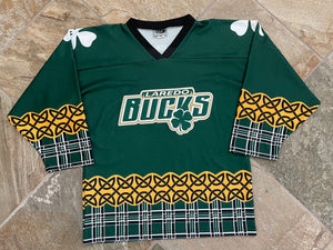 Vintage Laredo Bucks St. Patty’s OT Sports Hockey Jersey, Size Small