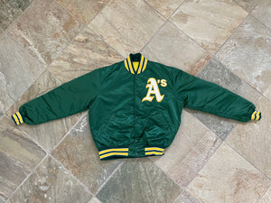 Vintage Oakland Athletics Starter Satin Baseball Jacket, Size Large