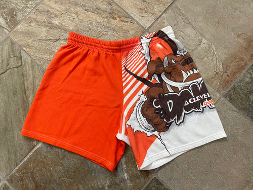 Vintage Cleveland Browns Chalkline Fanimation Football Shorts, Size XL
