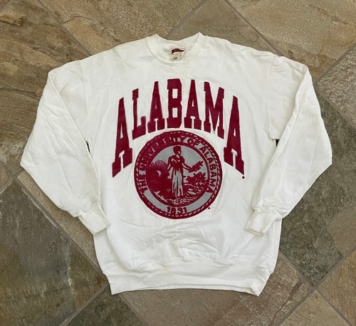 Vintage Alabama Crimson Tide Nutmeg College Sweatshirt, Size Large