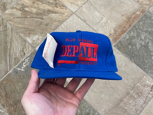 Vintage DePaul Blue Demons Signature Snapback College Hat