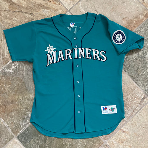 Vintage Seattle Mariners Ken Griffey Jr. Russell Baseball Jersey, Size 48, XL