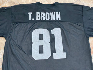 Reebok, Shirts, Vintage Tim Brown 8 Oakland Raiders Nfl Reebok On Field  Jersey