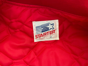 Vintage Nebraska Cornhuskers Starter Satin College Jacket, Size XL