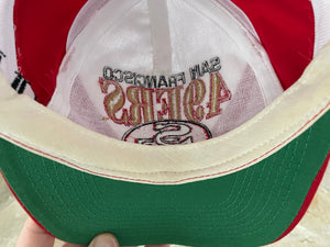 Vintage San Francisco 49ers Logo Athletic Snapback Football Hat