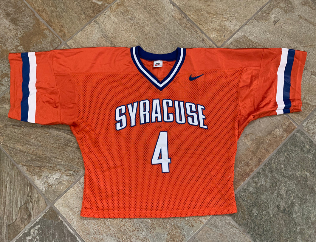 Vintage Syracuse Orange Game Worn Nike Lacrosse Jersey ###