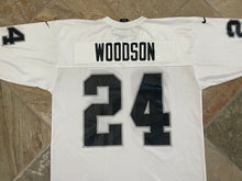 Load image into Gallery viewer, Vintage Oakland Raiders Charles Woodson Nike Football Jersey, Size Large