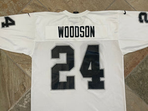 Vintage Oakland Raiders Charles Woodson Nike Football Jersey, Size Large