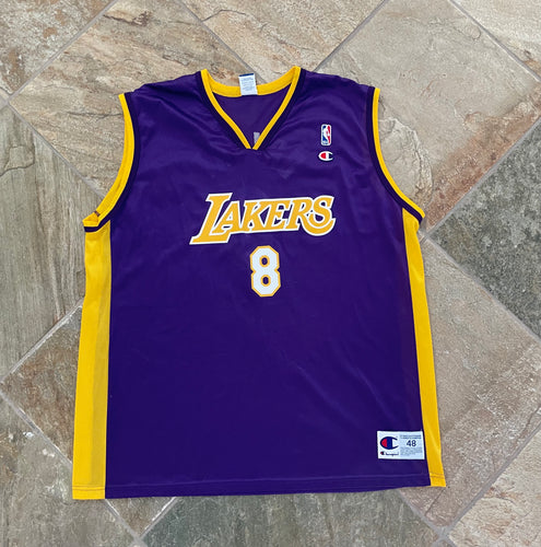 Vintage Los Angeles Lakers Kobe Bryant Champion Basketball Jersey, Size 48, XL