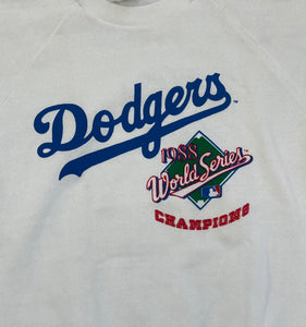 Vintage Los Angeles Dodgers Majestic Baseball Sweatshirt, Size Large