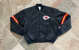 Vintage Kansas City Chiefs Starter Satin Football Jacket, Size XL